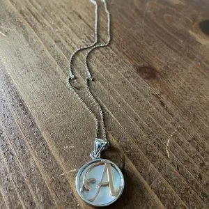 Simona Jewelry Simona Mother Of Pearl A Necklace Sterling